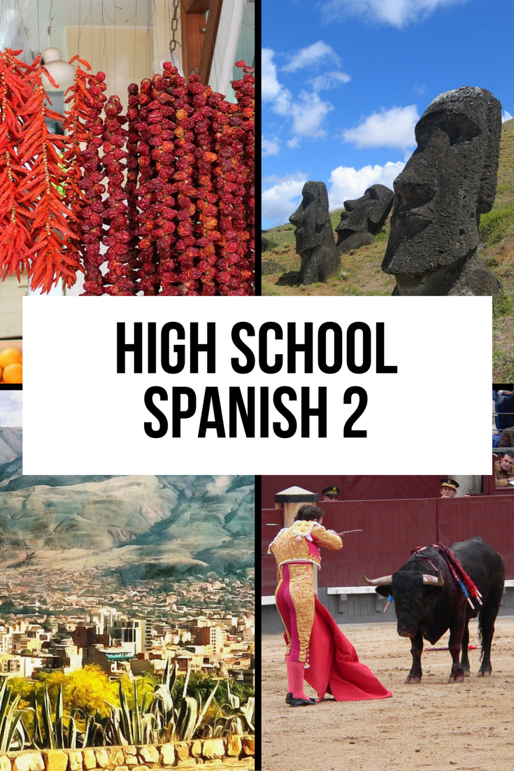Online High School Spanish 2 for homeschoolers