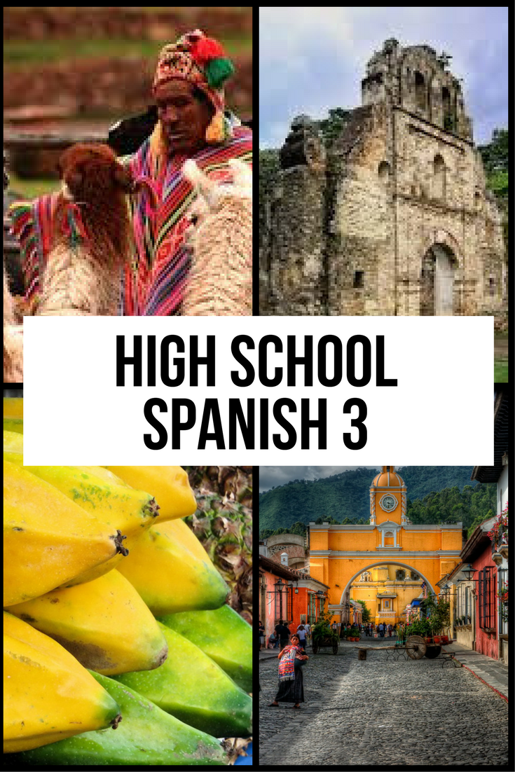Online high school Spanish 3 for homeschoolers