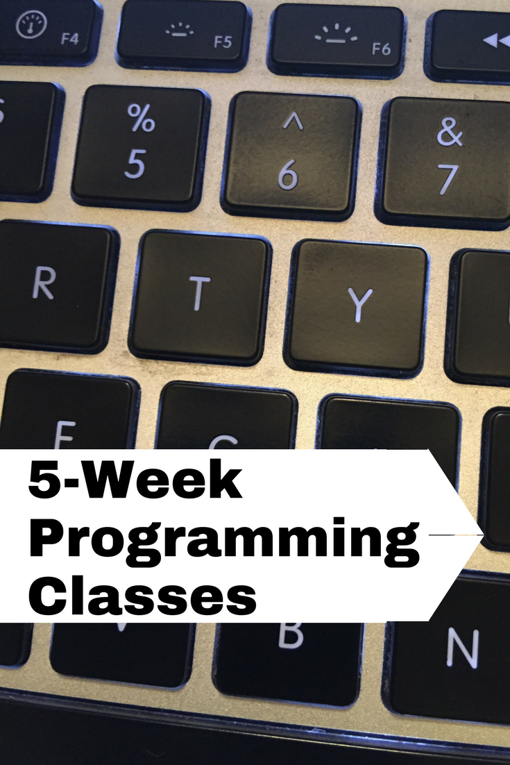5 Week Programming Classes