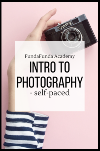 Self-paced online photography class