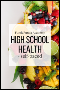 Online self-paced health class for high school homeschool