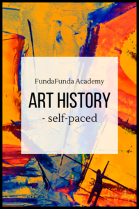 self paced art history class for homeschool teens